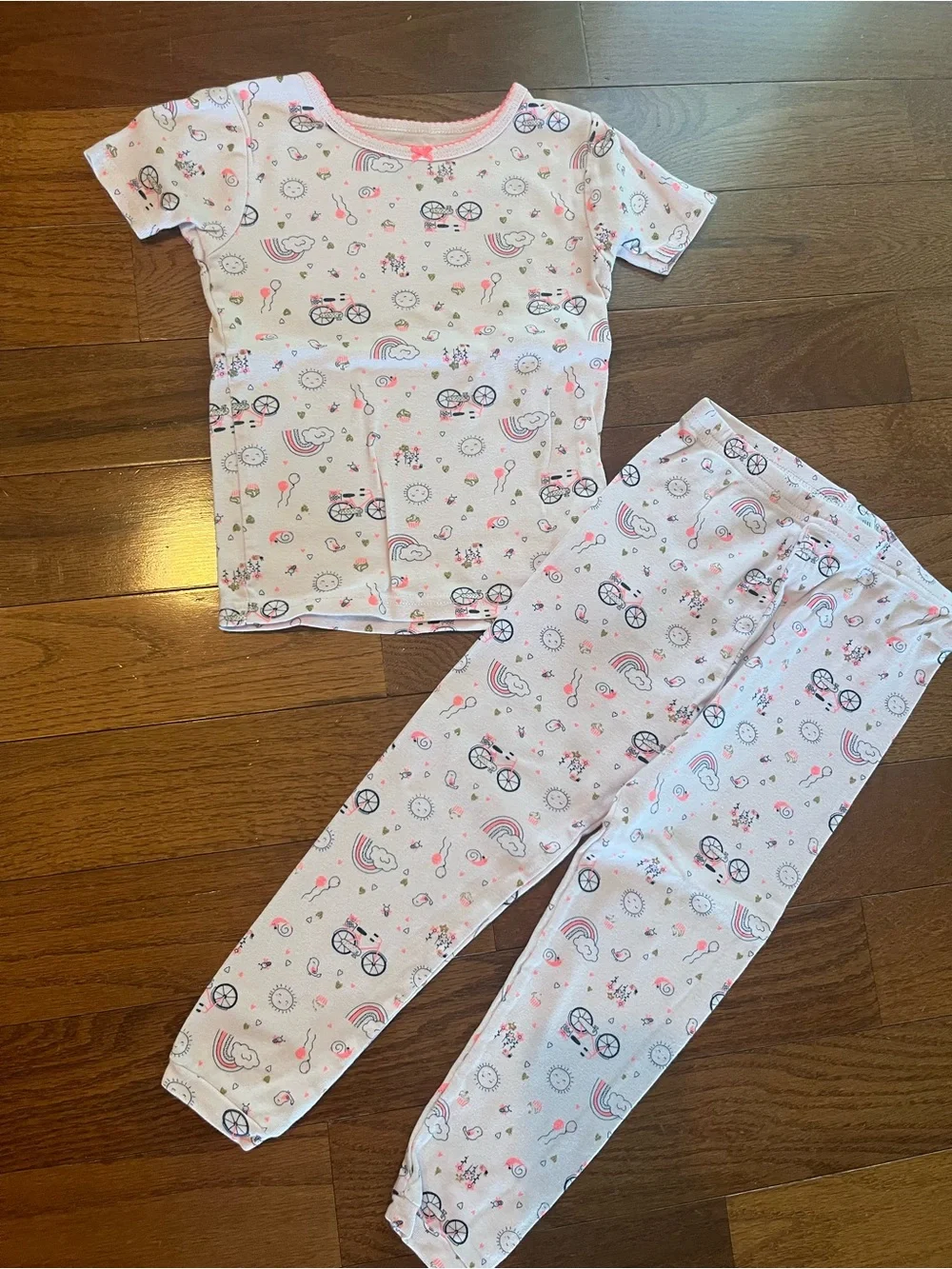 5T Girls Summer/Fall Pajamas Sets